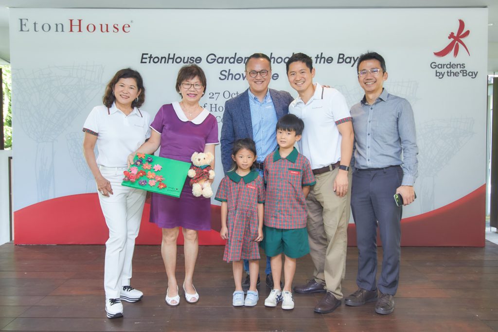 EtonHouse event group photo at Gardens by the Bay.