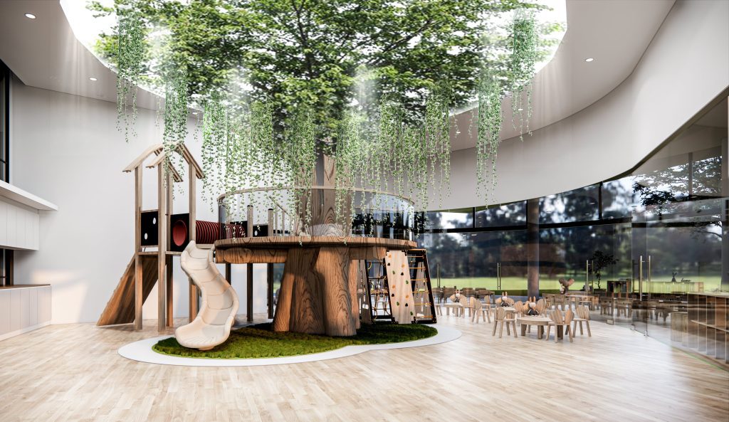 A play area for children at EtonHouse
