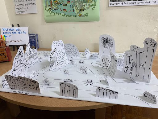 Student art project that showcases Singaporean landmarks
