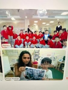 A collection of photos showcasing different students