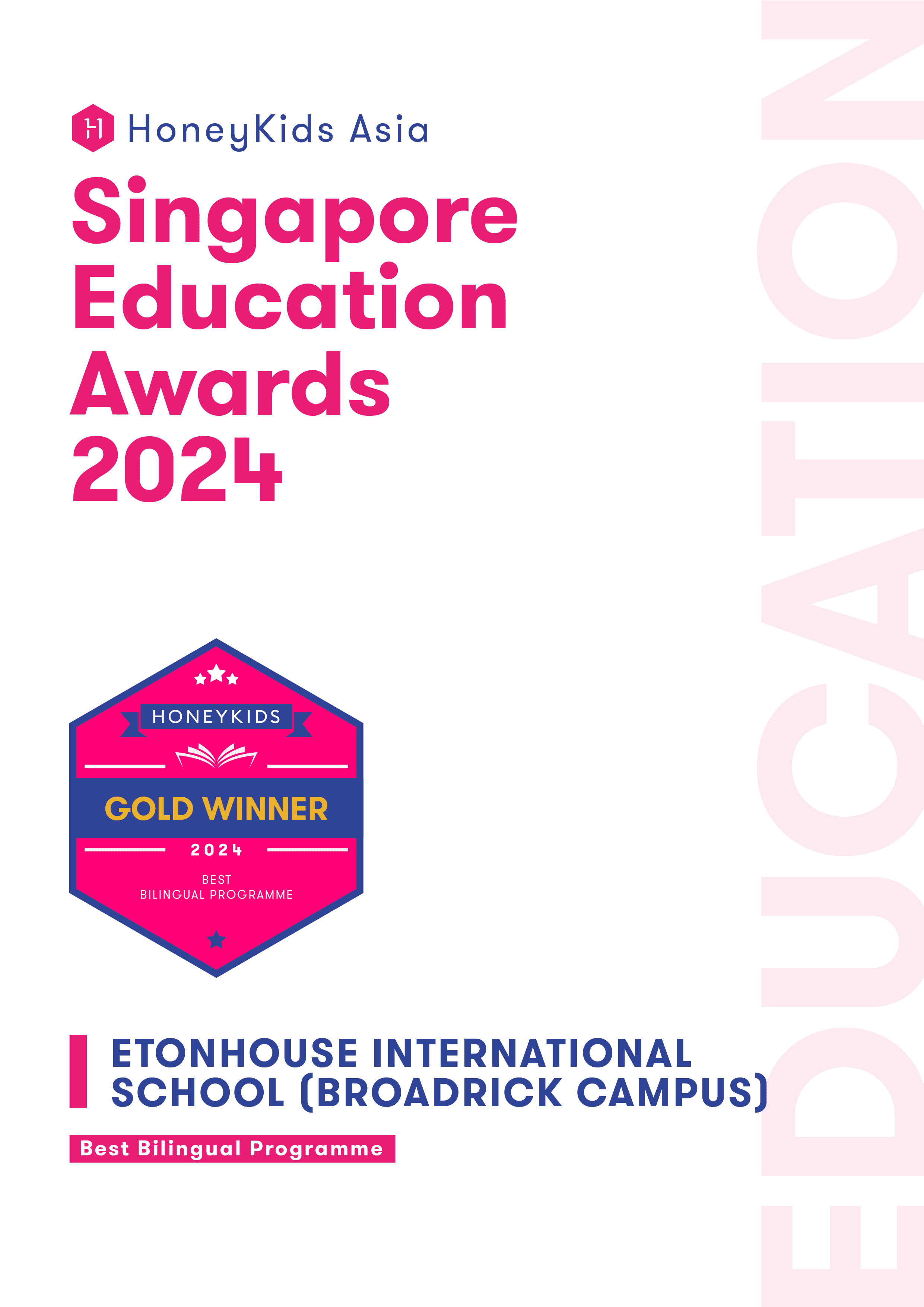 Best Bilingual Programme award